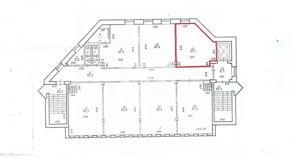 Офис в Новосибирская область, Новосибирск Каменская ул., 78/2 (38 м) - Фото 2