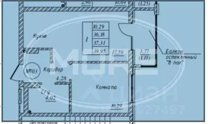 1-к кв. Калининградская область, Калининград Артиллерийская ул., 26к2 ... - Фото 2