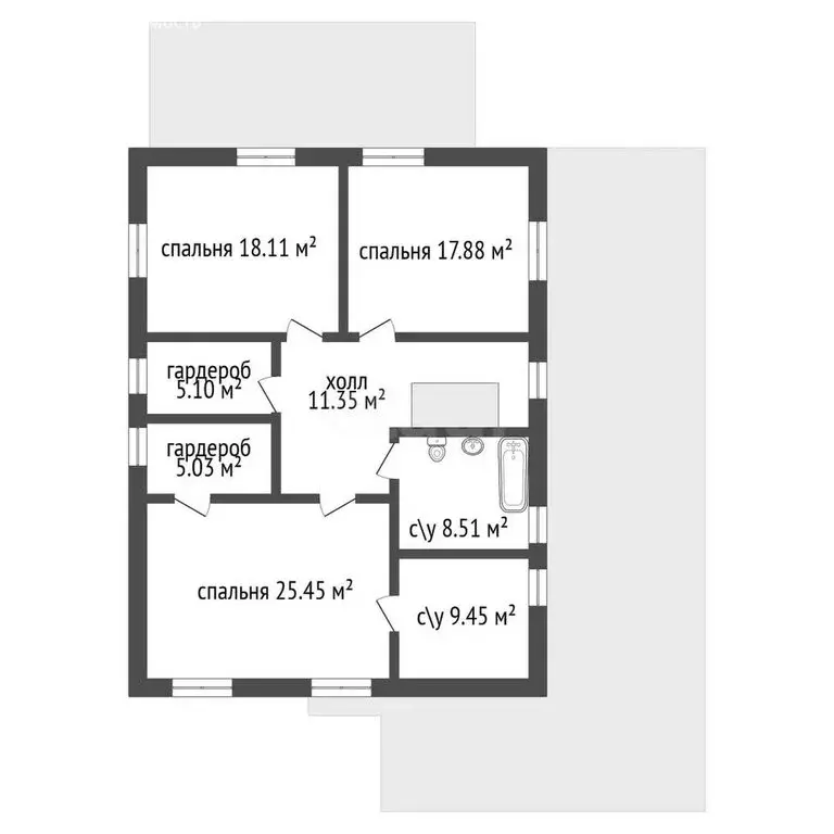 Дом в Лесколовское сельское поселение, коттеджный посёлок Резиденция у ... - Фото 1