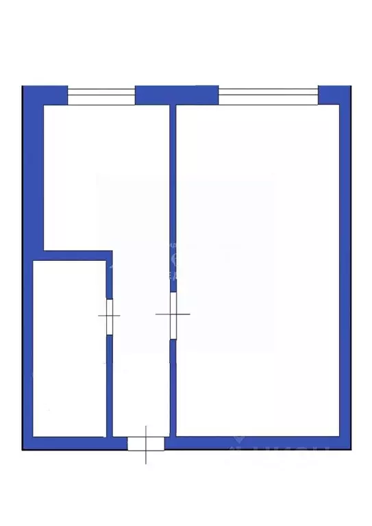 1-к кв. Кемеровская область, Кемерово ул. Александрова, 8 (31.0 м) - Фото 1