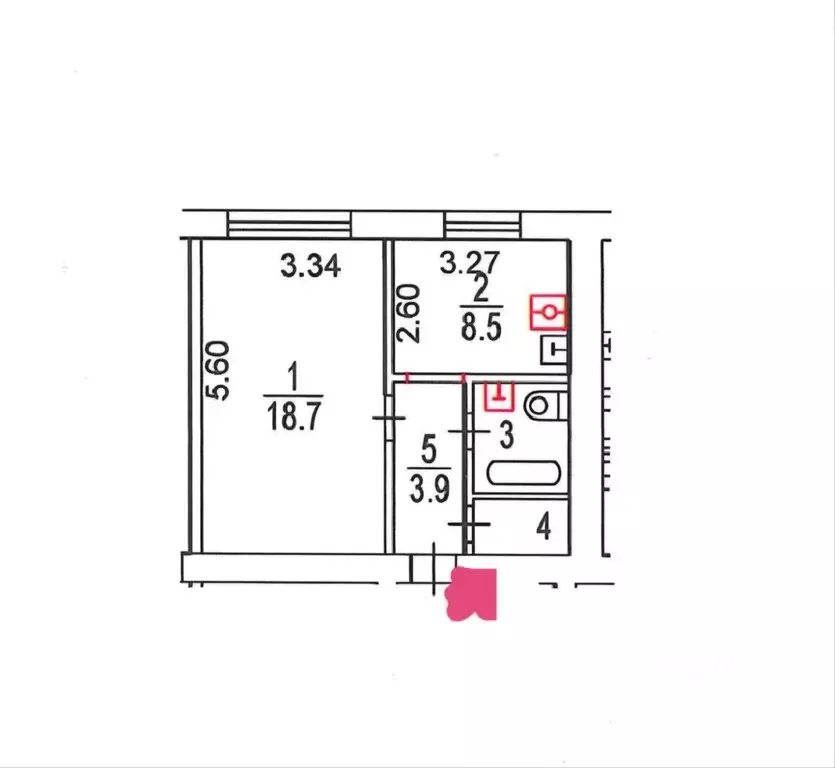 1-к кв. Москва Нагорная ул., 24К1 (36.0 м) - Фото 0