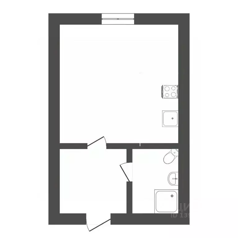 Студия Тюменская область, Тюмень ул. 50 лет ВЛКСМ, 91а (13.1 м) - Фото 1