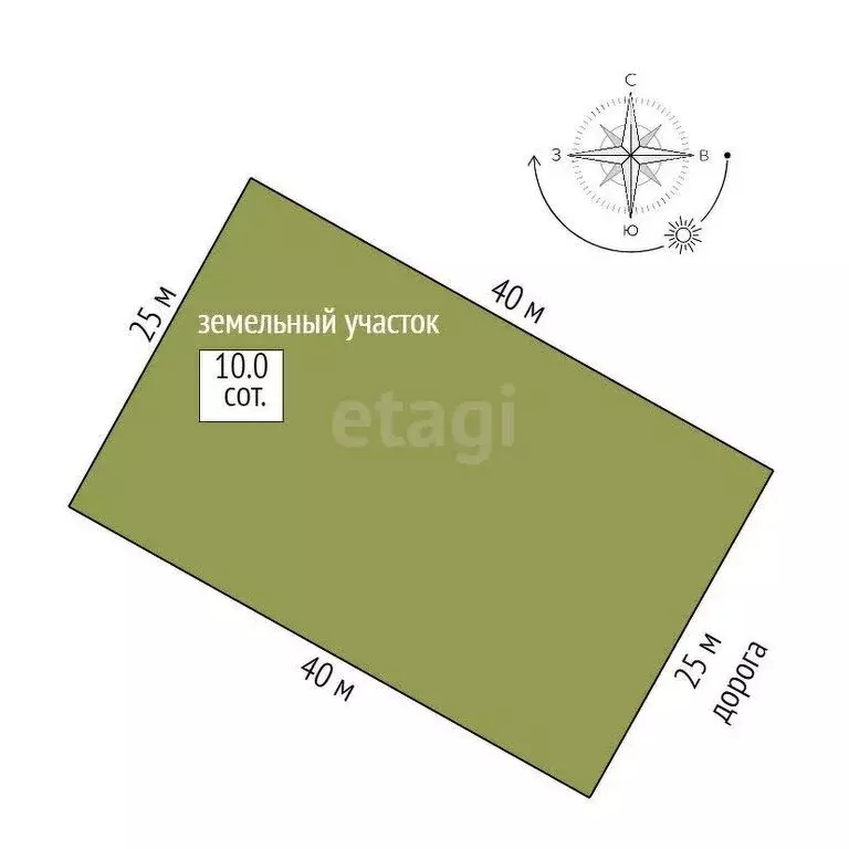 Участок в Хоперское, Сельская улица (10 м) - Фото 0