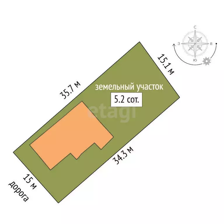 Дом в Нальчик, улица Головко (360 м) - Фото 1