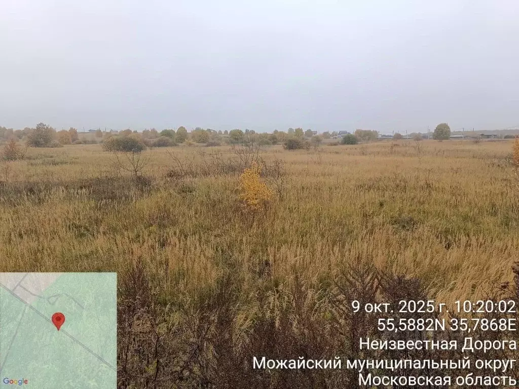 Участок в Московская область, Можайский муниципальный округ, д. ... - Фото 1