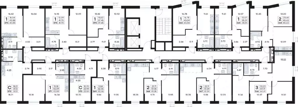 3-к кв. Приморский край, Владивосток Катерная ул., 31/2 (64.41 м) - Фото 2