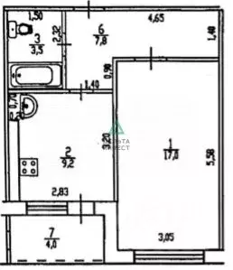 1-к кв. Башкортостан, Уфа Транспортная ул., 30/5 (37.5 м) - Фото 2