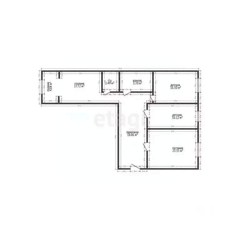 3-к кв. Дагестан, Каспийск просп. М. Омарова, 18 (100.0 м) - Фото 2