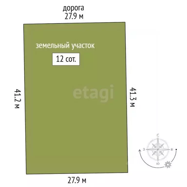 Участок в Крым, Симферопольский район, с. Мирное, Единство СНТ  (12.0 ... - Фото 0