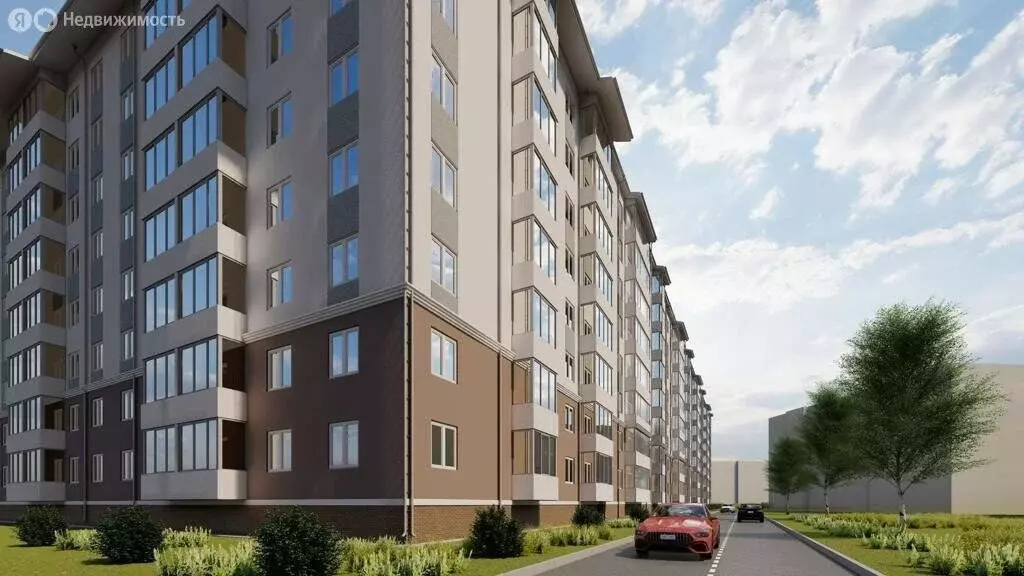 2-комнатная квартира: Нальчик, улица А.А. Кадырова, 2/1 (60.95 м) - Фото 1