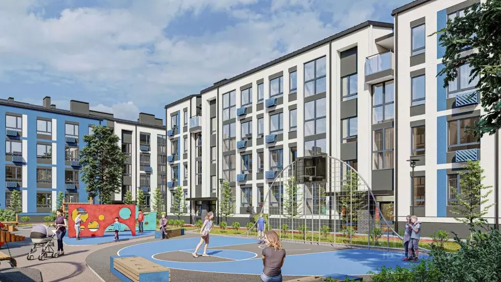 1-к кв. Калининградская область, Зеленоградск  (35.44 м) - Фото 2