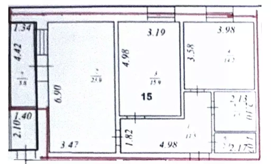 2-к кв. Тверская область, Тверь Пожарная пл., 5 (77.0 м) - Фото 2