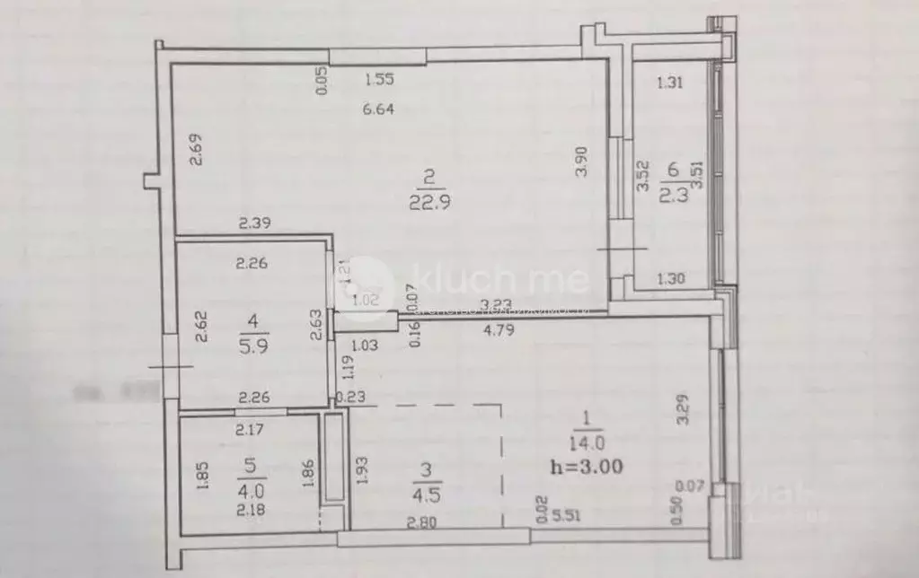 1-к кв. Татарстан, Казань Чистопольская ул., 88 (54.0 м) - Фото 2