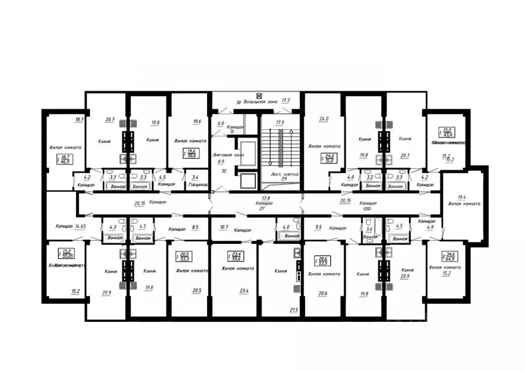 1-к кв. Ставропольский край, Ессентуки  (55.05 м) - Фото 2
