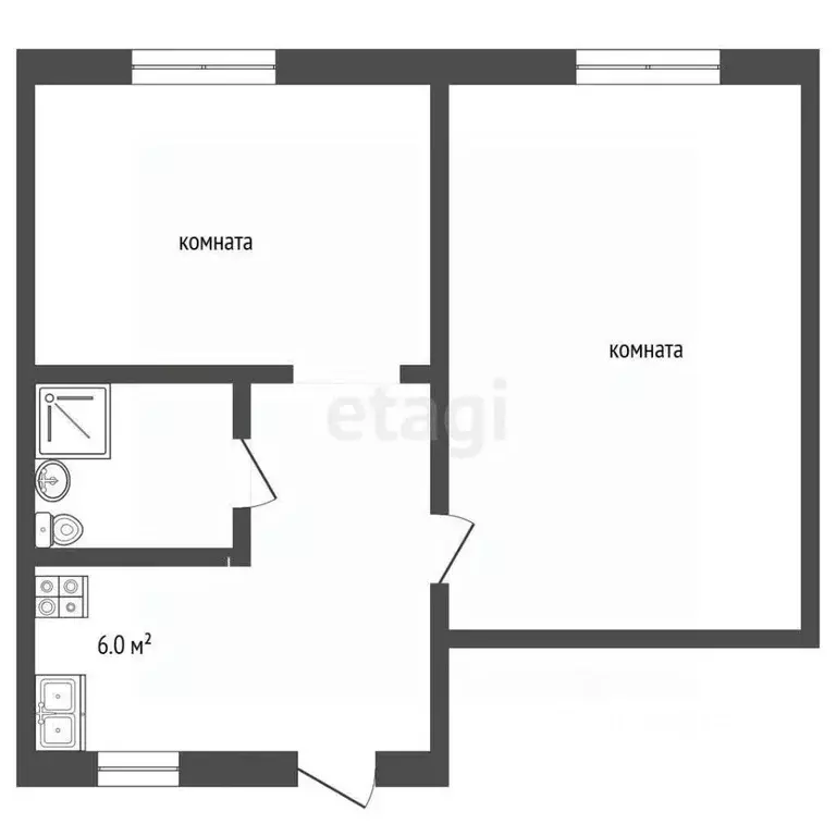 2-к кв. Краснодарский край, Анапа Алексеевка мкр, ул. Ленинградская, ... - Фото 1