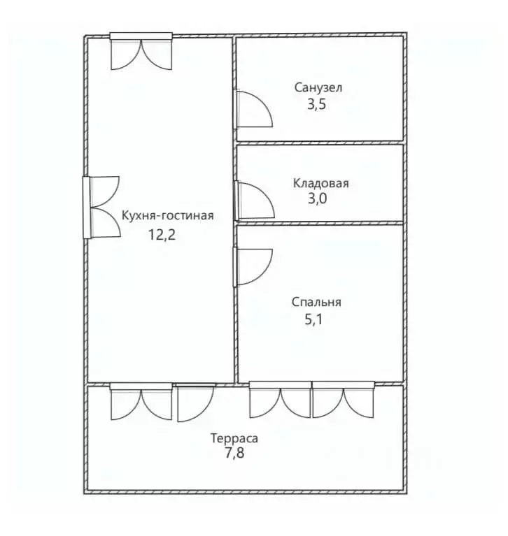 Дом в Ульяновская область, Ульяновск Озон СНТ, 387 (32 м) - Фото 2
