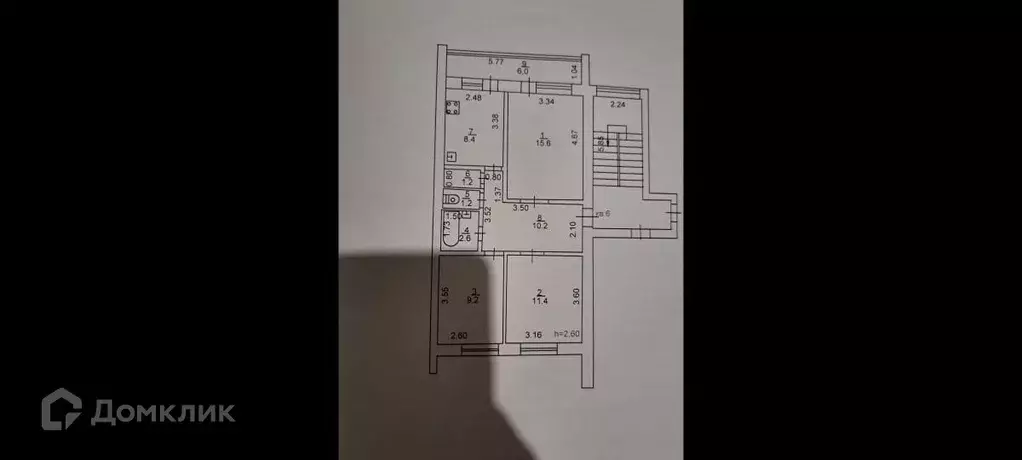 Продаётся 3-к квартира, 59.8 м - Фото 1