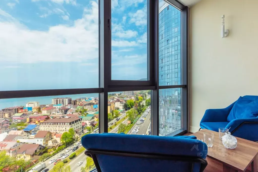 Студия Краснодарский край, Сочи ул. Ленина, 298Бк7 (35.0 м) - Фото 1