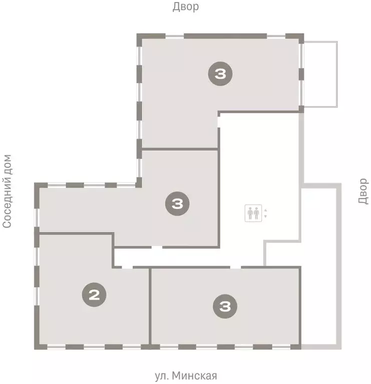 2-комнатная квартира: Тюмень, жилой комплекс На Минской (96.45 м) - Фото 1