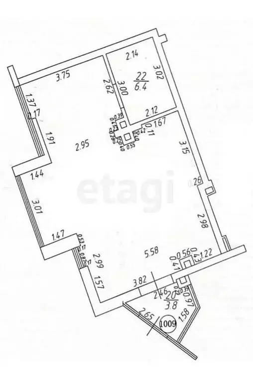 Помещение свободного назначения (60 м) - Фото 1