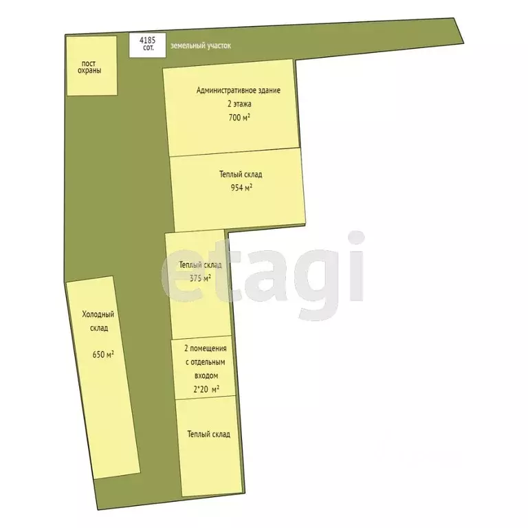 Склад в Тюменская область, Тюмень ул. 50 лет Октября, 200а (3341 м) - Фото 2