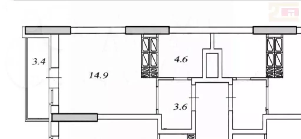 Студия Самарская область, Самара Краснодонская ул., 8 (23.1 м) - Фото 0