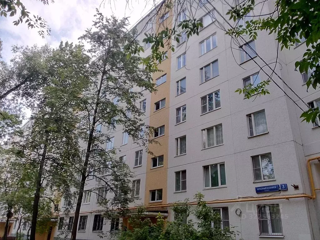 Свободной планировки кв. Москва ул. Красный Казанец, 3К2 (44.4 м) - Фото 0