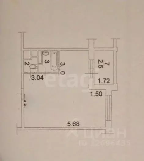 1-к кв. Московская область, Балашиха ул. Ситникова, 8 (40.5 м) - Фото 1