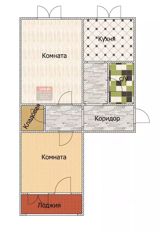 2-к кв. Рязанская область, Рязань Кальная ул., 25 (52.6 м) - Фото 1