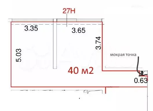 У метро под шоурум, пвз, услуги - 40 м - Фото 0
