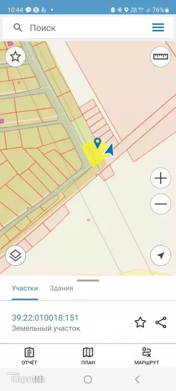 Участок в Калининградская область, Янтарный пгт, Садовник СНТ  (8.0 ... - Фото 1