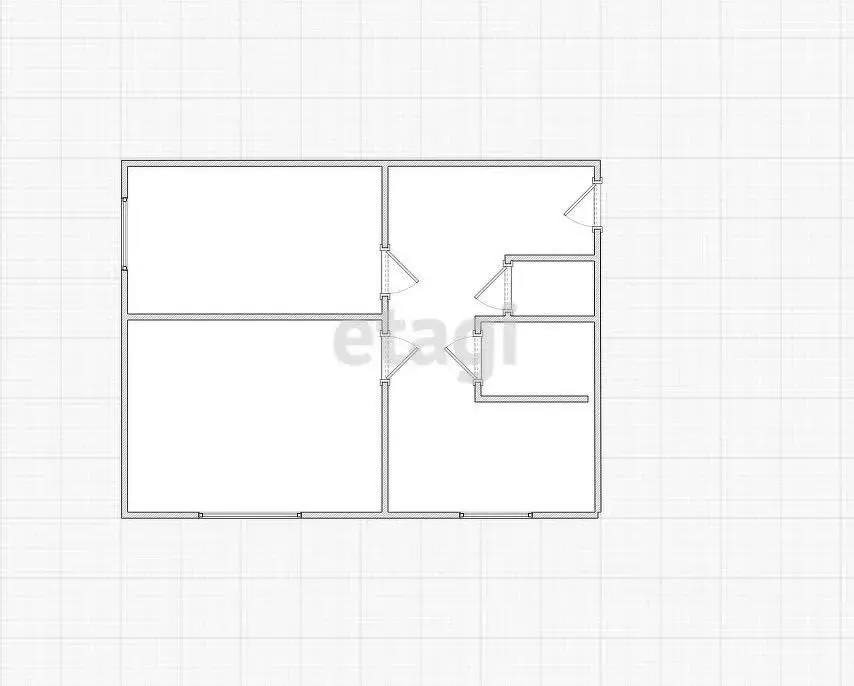 2-к кв. Костромская область, Кострома пос. Первомайский, ул. Водяная, ... - Фото 2