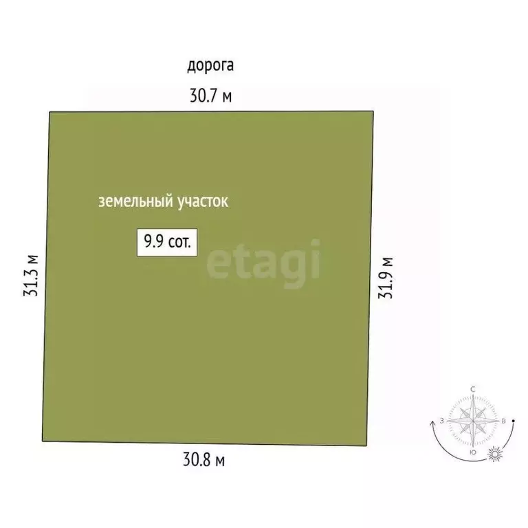 Участок в Тюменская область, Тюмень Большое Царево-3 ОНТ, ул. Звездная ... - Фото 2