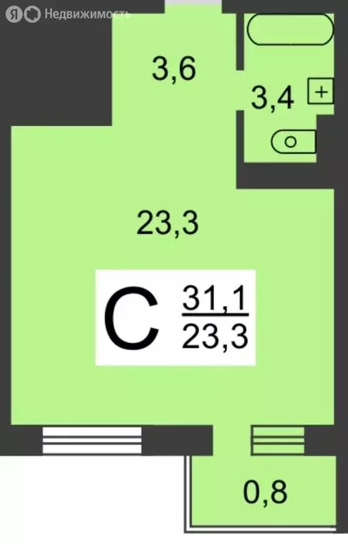 1-комнатная квартира: Нижний Новгород, улица Июльских Дней, 1к2 (31 м) - Фото 0