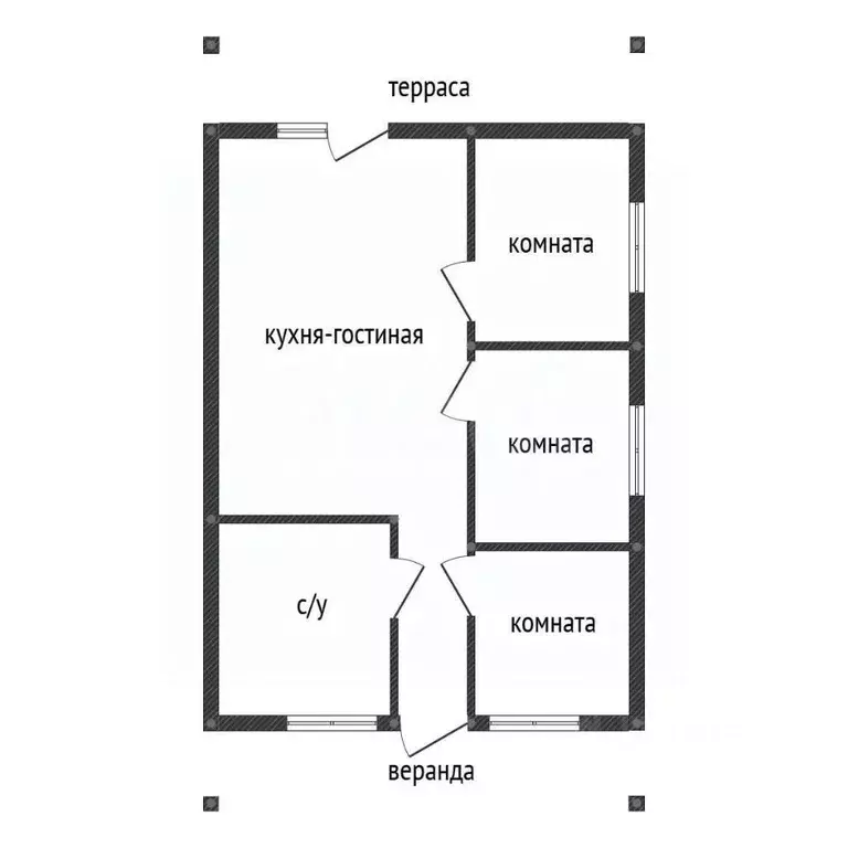 Дом в Башкортостан, Иглинский сельсовет, Родник СНТ 922 (90 м) - Фото 2