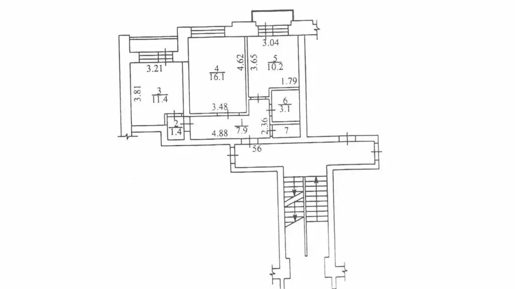 2-комнатная квартира: Новосибирск, Благовещенская улица, 48/1 (51.4 м) - Фото 1