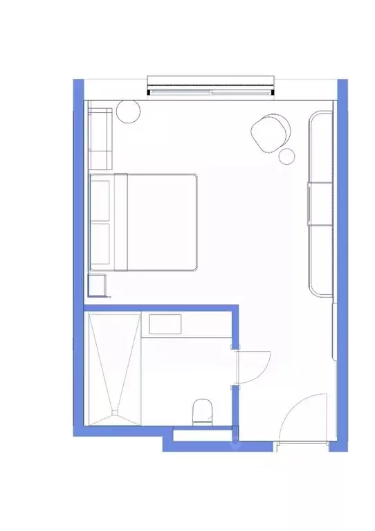 Студия Ставропольский край, Пятигорск ул. Леваневского, 3Д (21.7 м) - Фото 1