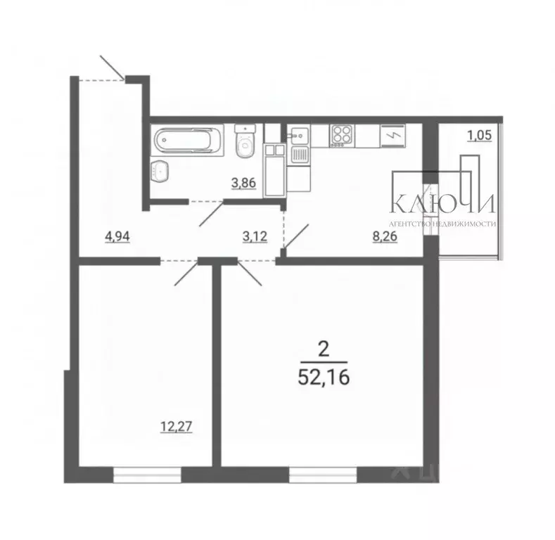 2-к кв. Челябинская область, Магнитогорск ул. 50-летия Магнитки, 29 ... - Фото 2