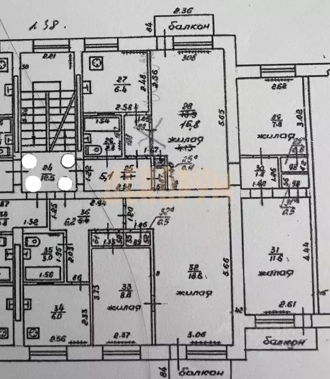 3-к кв. Калининградская область, Калининград Советский просп., 38 ... - Фото 2