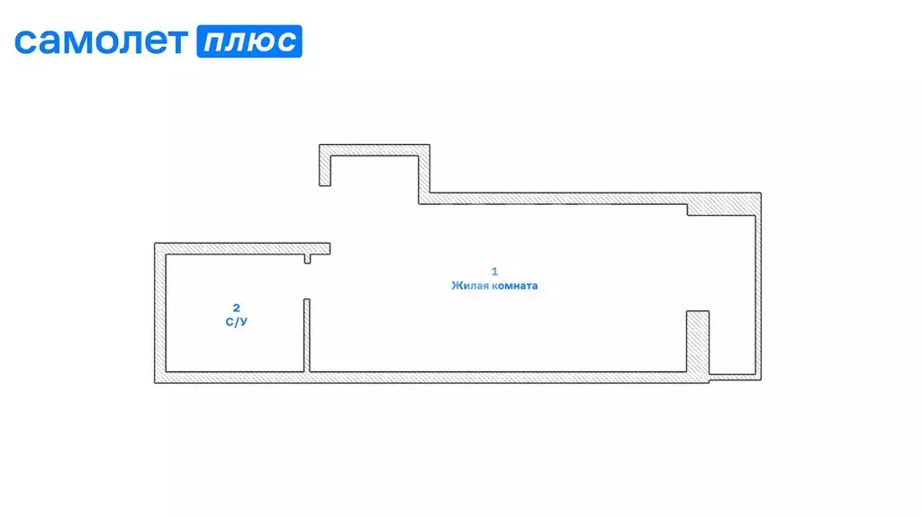 Студия Пермский край, Пермь ул. Революции, 2А (30.0 м) - Фото 1