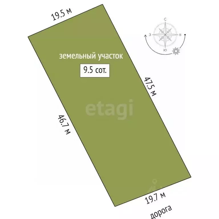 Участок в Тюменская область, Нижнетавдинский муниципальный округ, с. ... - Фото 2