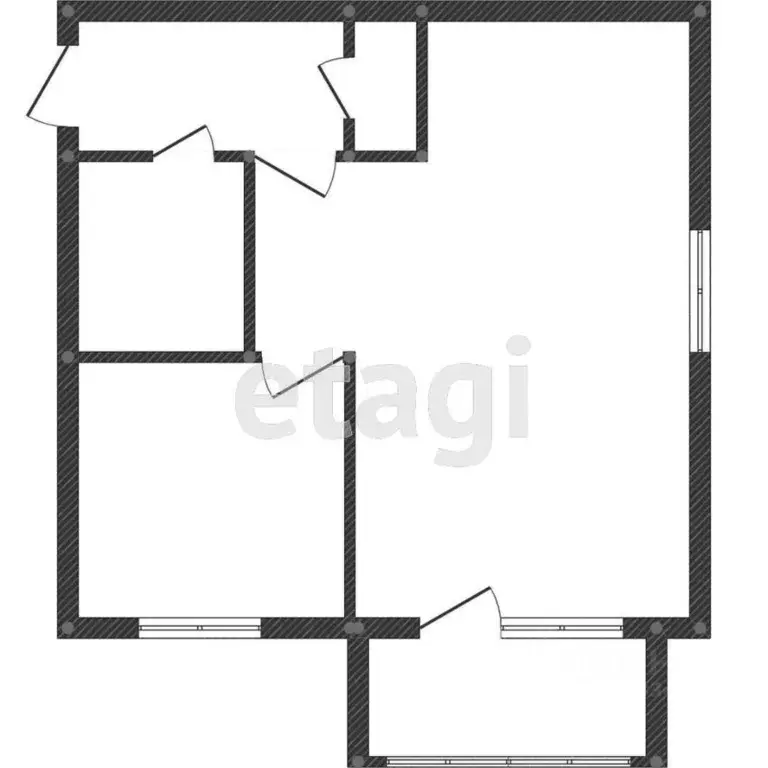 1-к кв. Хабаровский край, Комсомольск-на-Амуре просп. Ленина, 58 (31.1 ... - Фото 2