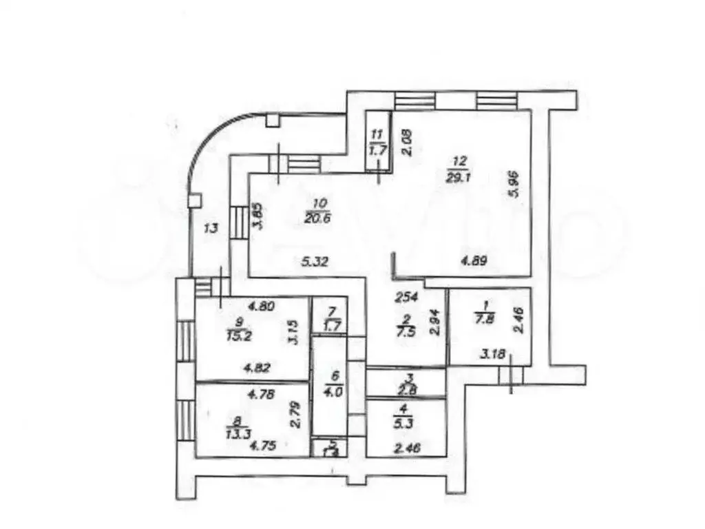 3-комнатная квартира: Тула, улица Демонстрации, 2 (120 м) - Фото 1