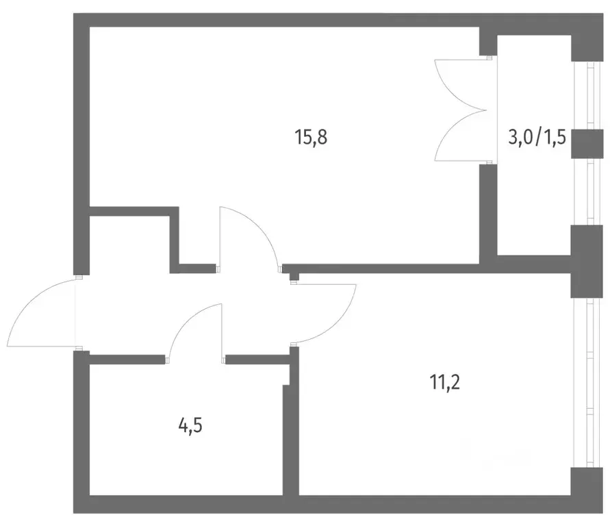 1-к кв. Ленинградская область, Ломоносовский район, Аннинское ... - Фото 1