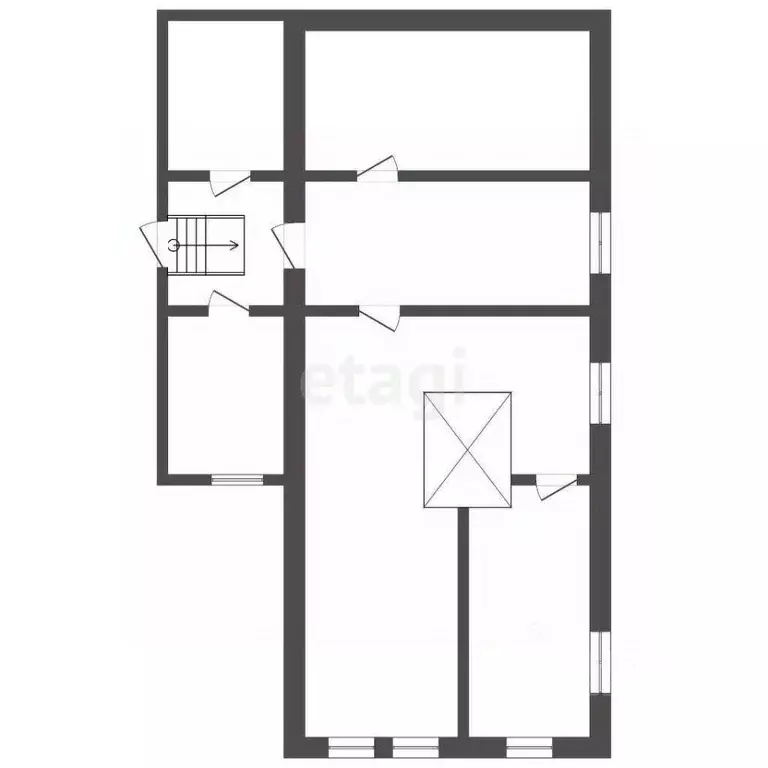 Дом в Вологодская область, Вашкинский муниципальный округ, д. Чертеж ... - Фото 2