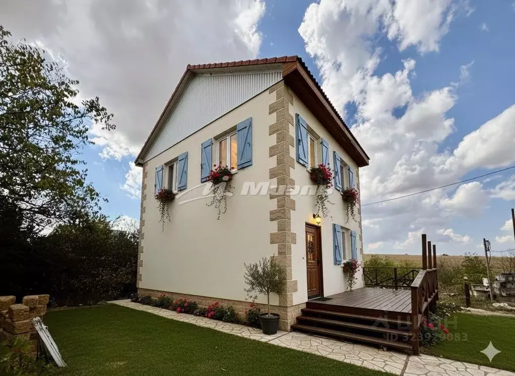 Дом в Крым, Симферопольский район, Перовское с/пос, Строитель-Юг ... - Фото 1