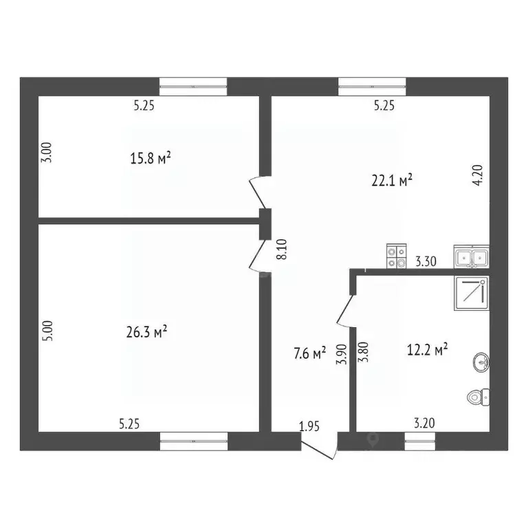 Дом в Тюменская область, Тюменский муниципальный округ, с. Перевалово ... - Фото 2