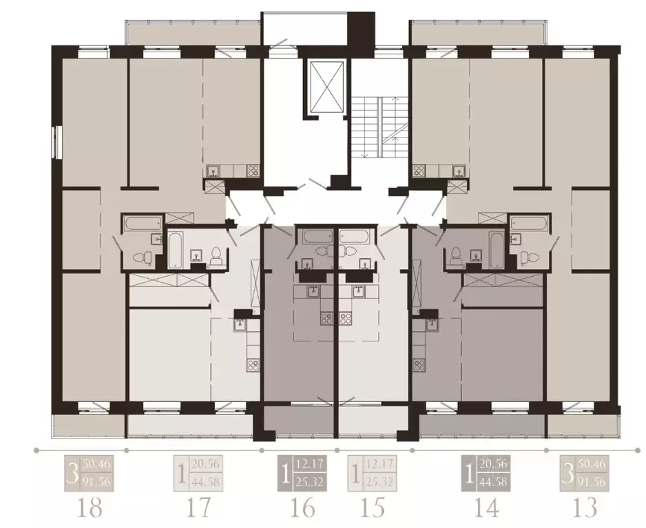 1-к кв. Иркутская область, Иркутск Советская ул., 115/1 (44.58 м) - Фото 1