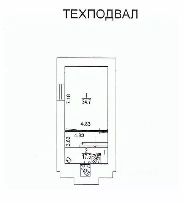 Офис в Москва ул. Матросская Тишина, 23/7С6 (180 м) - Фото 1