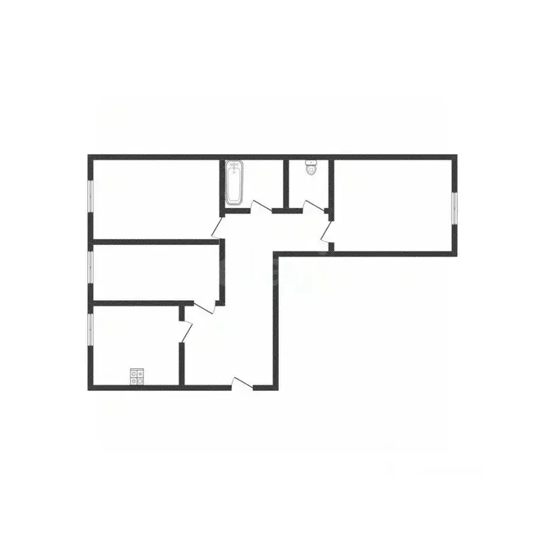 3-к кв. Иркутская область, Ангарск 15-й мкр, 30 (67.6 м) - Фото 1